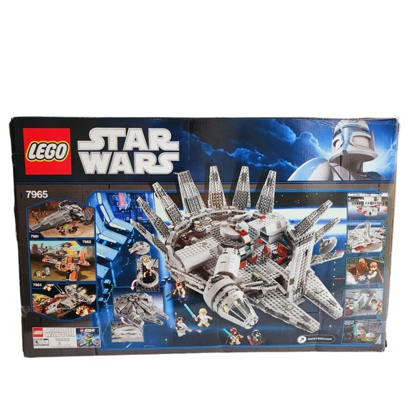 Lego Star Wars Millennium Falcon 7965 NEW 1254 pcs Sealed Unopened Collector - Picture 4 of 9